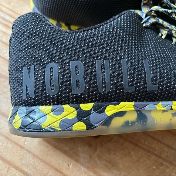 Nobull Sneakers Radial Trainer  Black Yellow Unisex Men’s 12.5 Women’s 14 - Picture 4 of 16